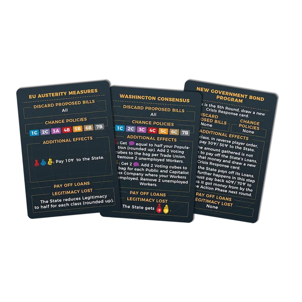 Hegemony: Crisis & Control Expansion - Add New Automas & Modules, Solo Play, Unique Asymmetric Card Driven Game Board Game, Ages 14+, 1-4 Players 3