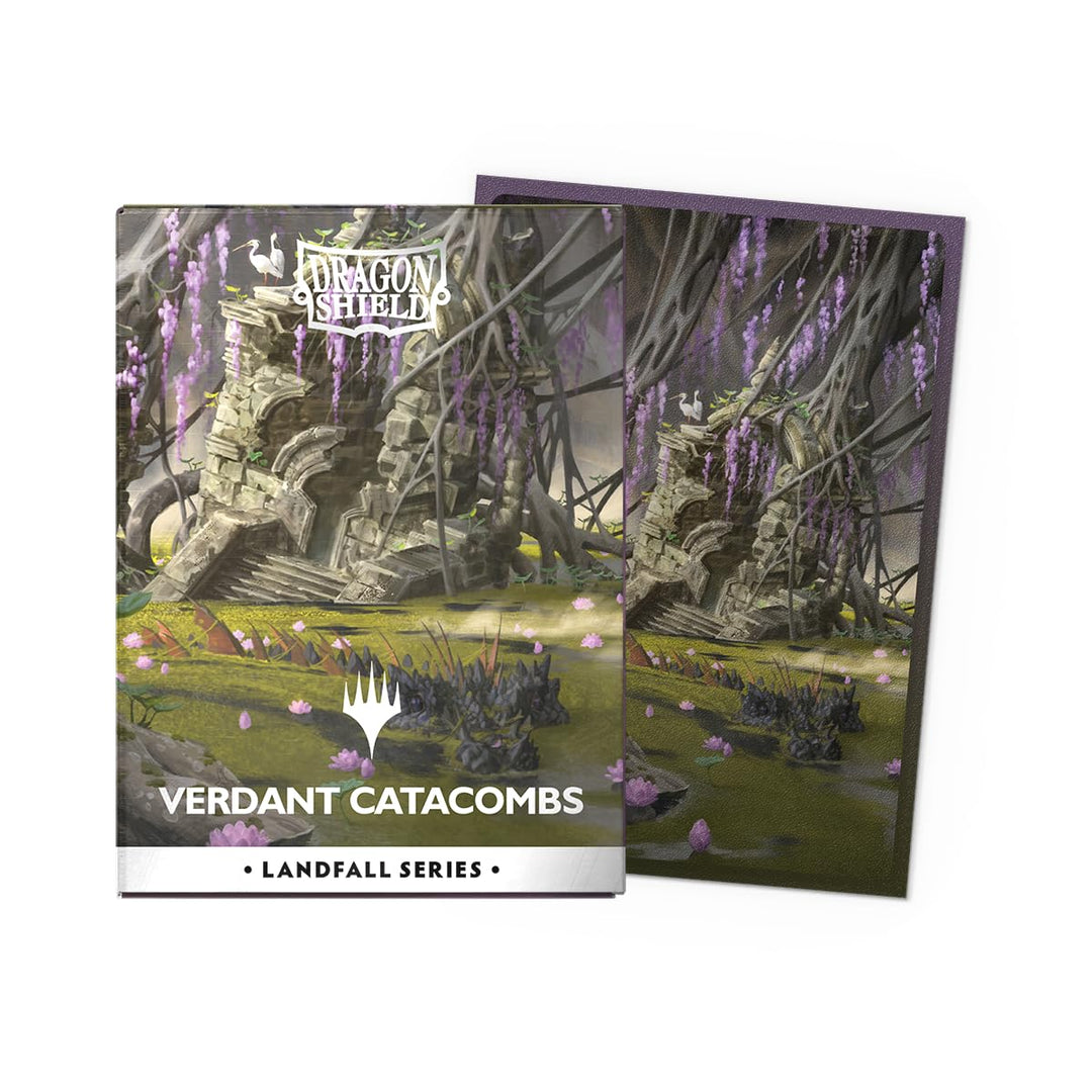 UNIT Dragon Shield MTG Matte Dual Art Sleeves: Landfall Series - Verdant Catacomb (100ct.)