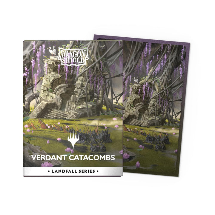 UNIT Dragon Shield MTG Matte Dual Art Sleeves: Landfall Series - Verdant Catacomb (100ct.)