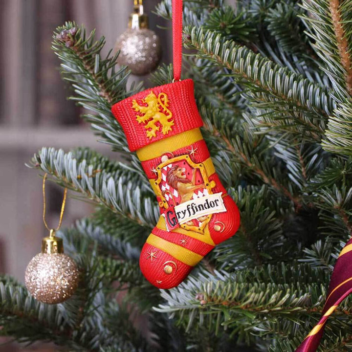 Harry Potter Gryffindor Stocking Hanging Festive Ornament Officially Licensed