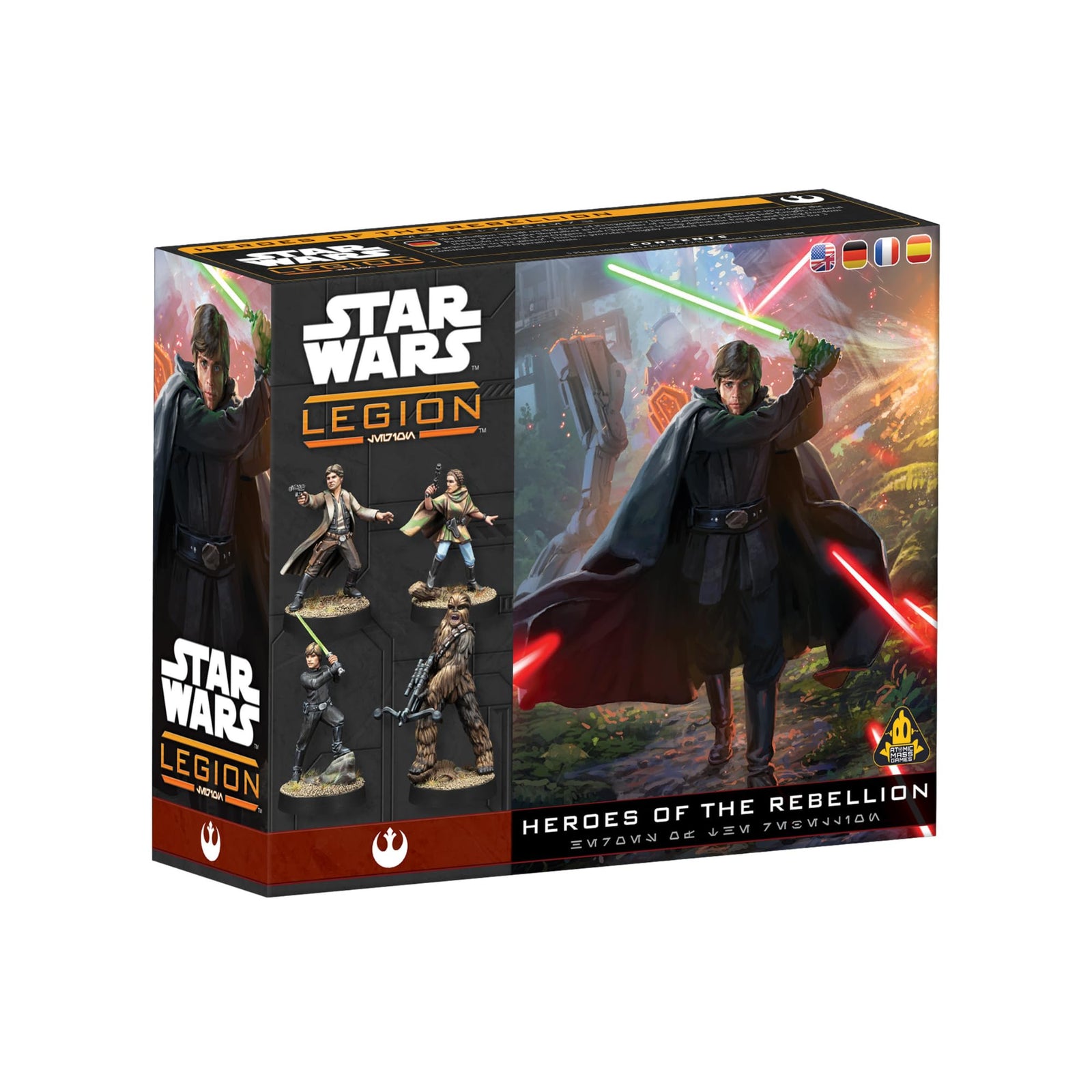 Star Wars Legion Heroes of the Rebellion Character Pack Miniature Game by Atomic Mass 1