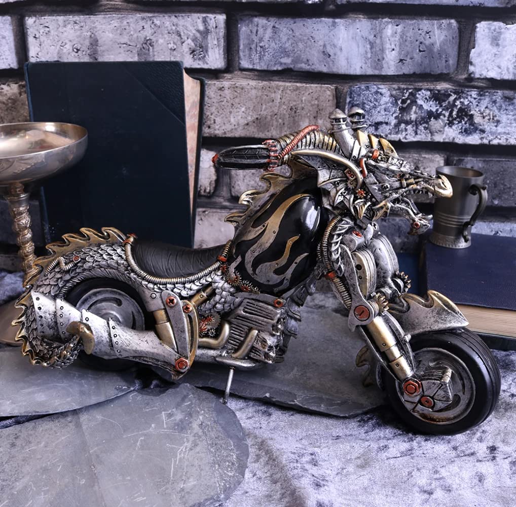 Dracus Birota Steampunk Dragon Motorcycle 29cm 6