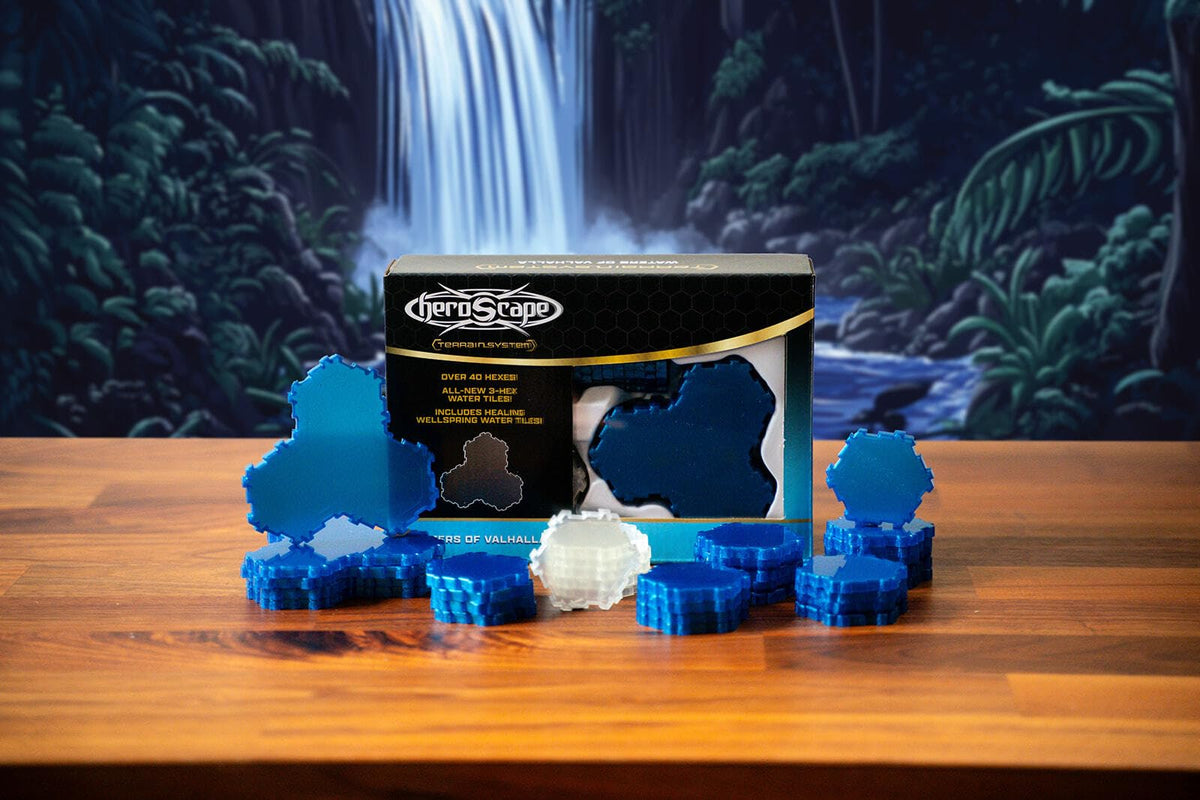 Waters of Valhalla Terrain Heroscape Expansion Board Game by Renegade Studio 3