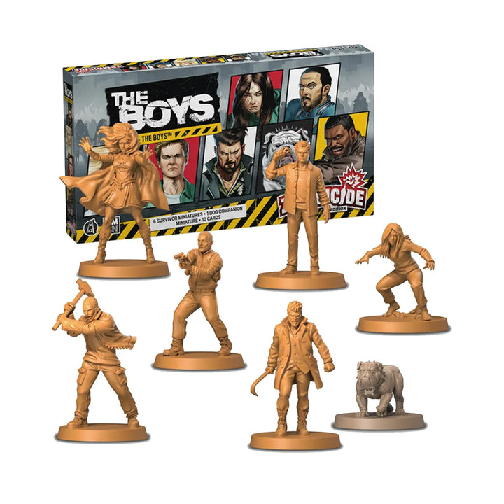 Zombicide The Boys Character Pack #2 - Diverse Heroes & Unique Companions! Cooperative Strategy Board Game for Ages 14+, 1-6 Players, 60 Minute Playtime, Made by CMON