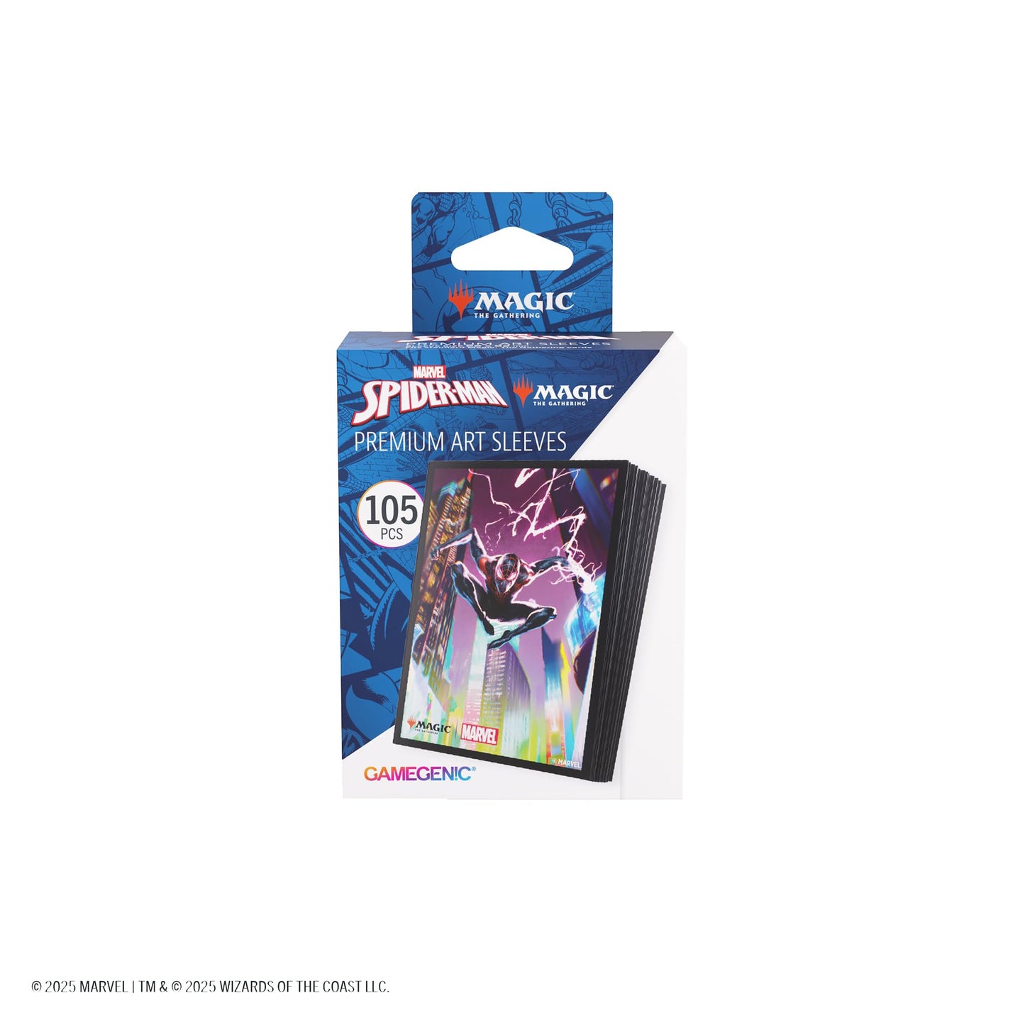 Gamegenic MTG Marvels Spider Man Premium Art Sleeves Spider Man Miles Morales Gaming Accessory 4