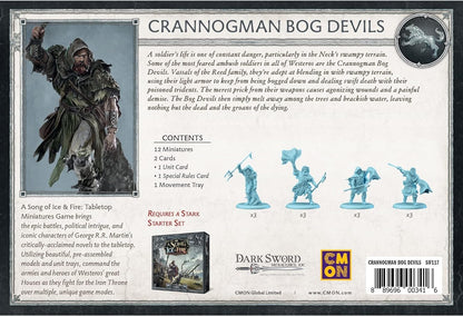 CMON A Song of Ice and Fire Tabletop Miniatures Game Crannogmen Bog Devils Unit Box - Unleash Stealthy and Deadly Fighters! Strategy Game for Adults, Ages 14+, 2+ Players, 45-60 Min Playtime, CMON 4