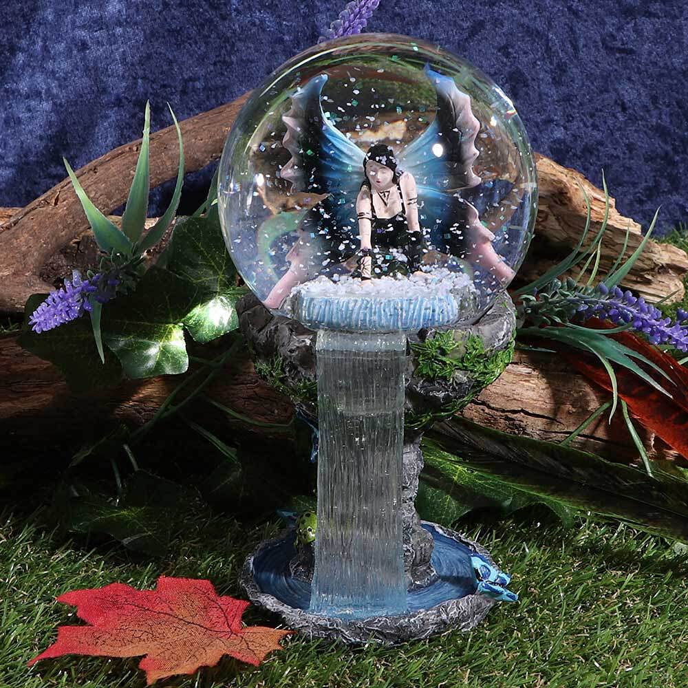 Immortal Flight Fairy Snowglobe 100mm by Anne Stokes 8