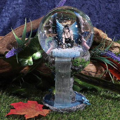 Immortal Flight Fairy Snowglobe 100mm by Anne Stokes 8