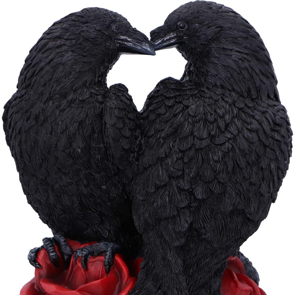 Raven Romance Decorative Resin Figurine 20cm 5