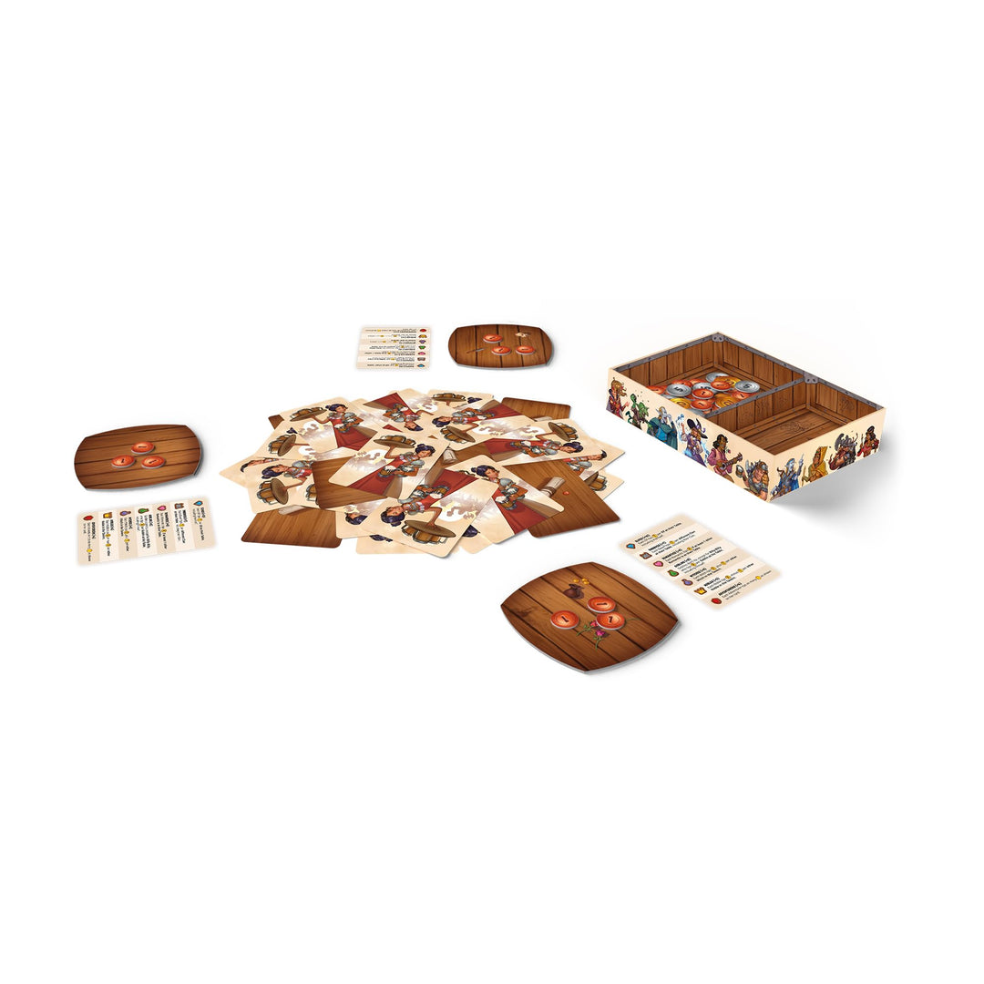 Little Tavern Party Game - Seat The Best Customers, Collect The Most Tips, and Win! Strategy Game for Kids & Adults, Ages 8+, 3-5 Players, 25 Min Playtime, Made by Repos Production