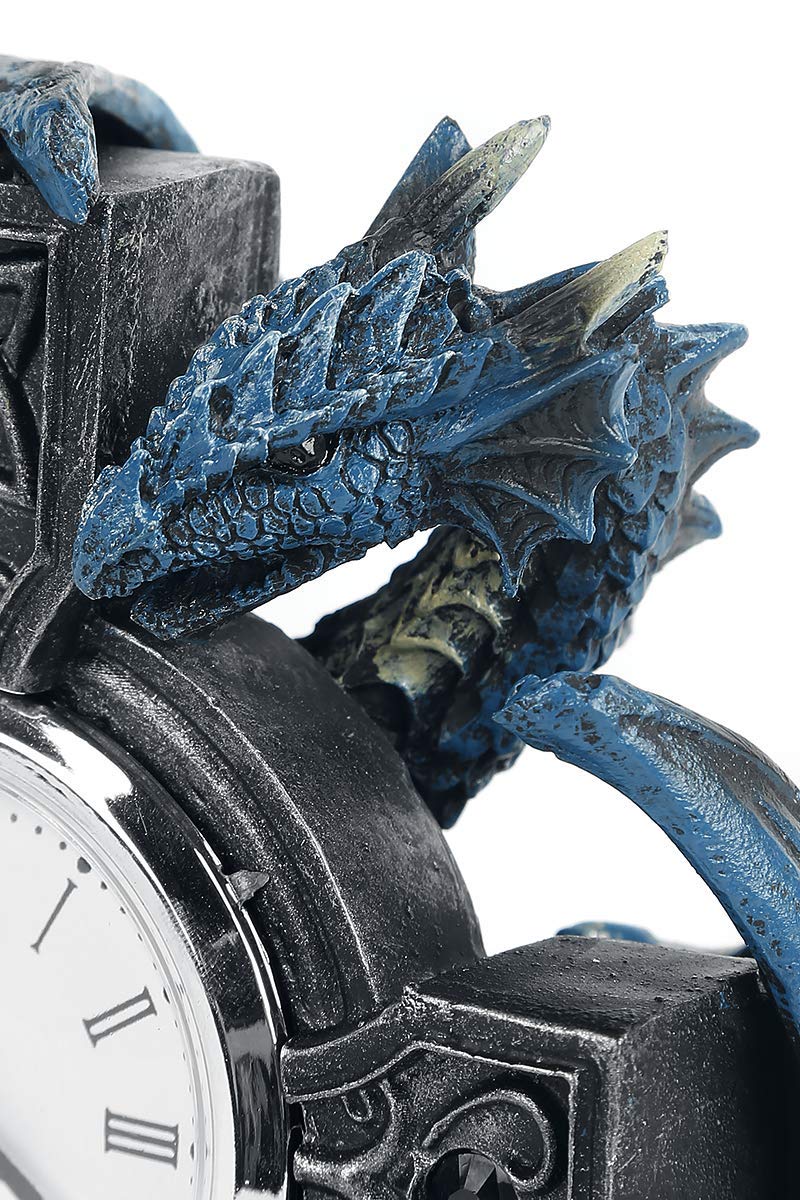 Draco Clock by Anne Stokes 17.8cm