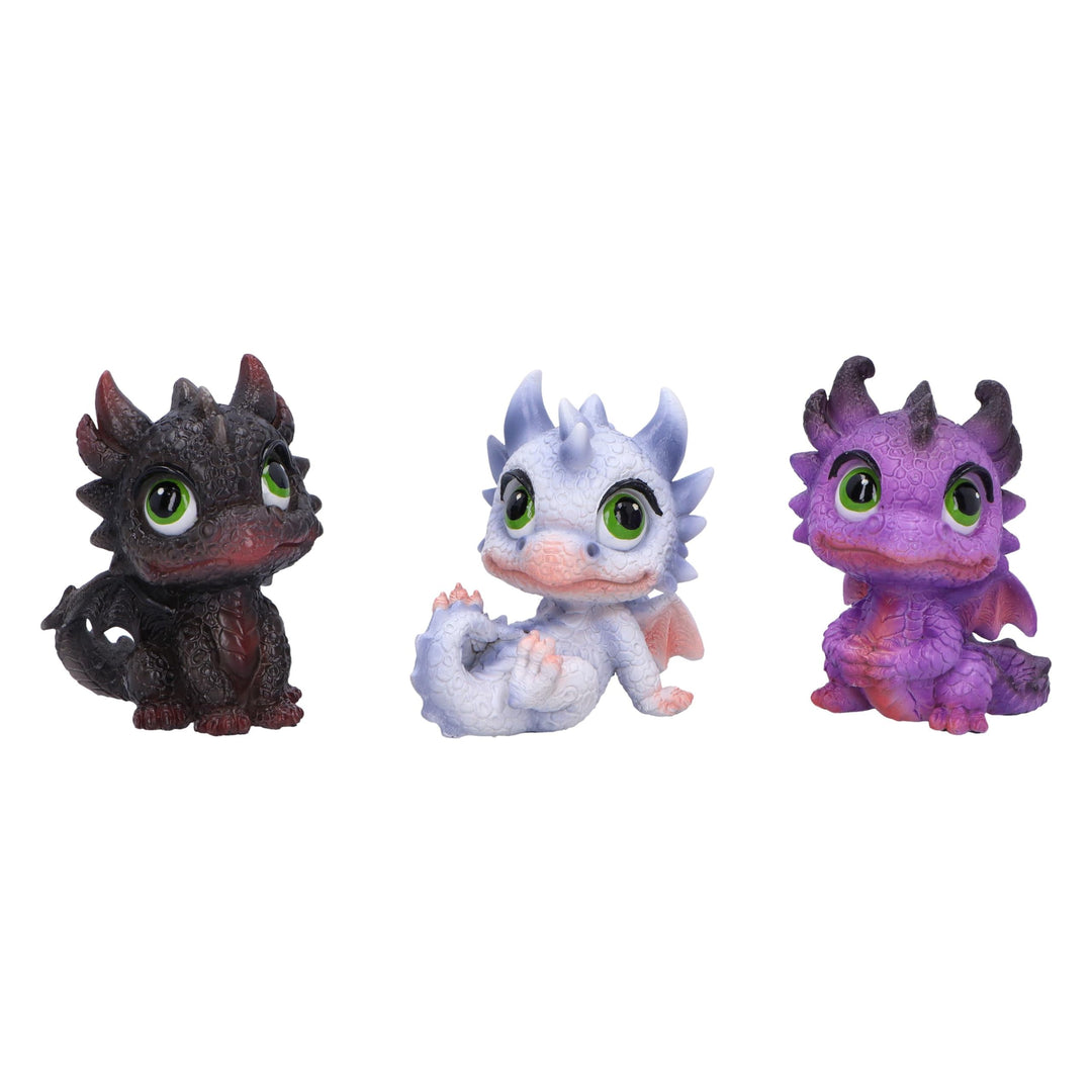 Little Hordlings Cute Baby Dragonling Figurines Set of 3 7cm