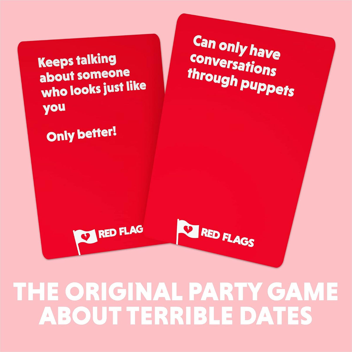 Red Flags the Game of Terrible Dates Board Game