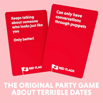 Red Flags the Game of Terrible Dates Board Game