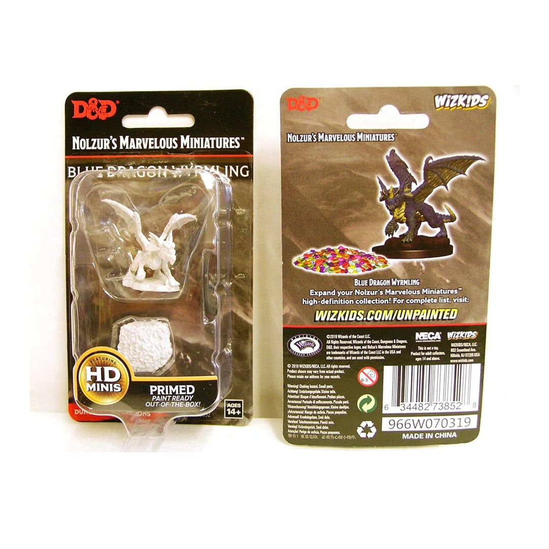 Blue Dragon Wyrmling: D&D Nolzur's Marvelous Unpainted Miniatures (W10) 100D&D 1