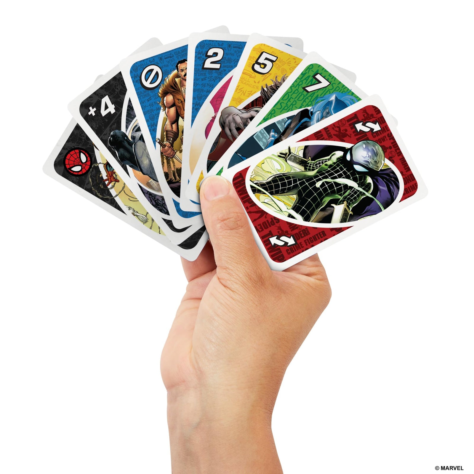 Mattel Games UNO The Amazing Spider-Man Card Game for Kids, Adults & Family with Deck & Special Rule Inspired by the Marvel Comic Book Series, HXY08 2