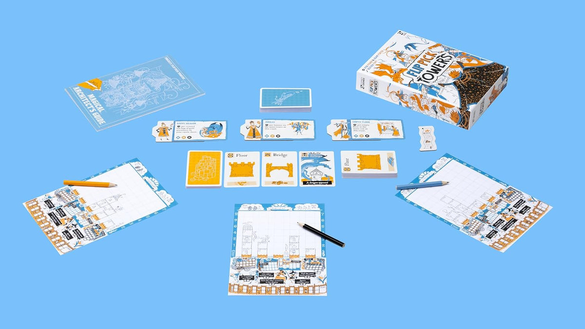 Flip Pick Towers Board Game