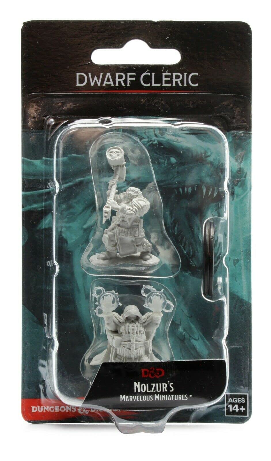 Dwarf Male Cleric D and D Nolzurs Marvelous Unpainted Miniatures W1 Miniature Game by Wiz Kids 1