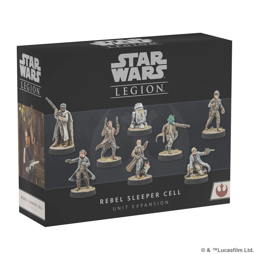 Atomic Mass Games Star Wars: Legion Rebel Sleeper Cell Unit Expansion - Strike from The Shadows! Tabletop Miniatures Strategy Game, Ages 14+, 2 Players, 3 Hour Playtime, Made