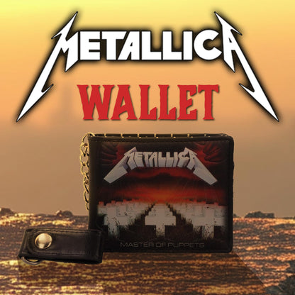 Metallica Master of Puppets Album Wallet with Chain Officially Licensed 7