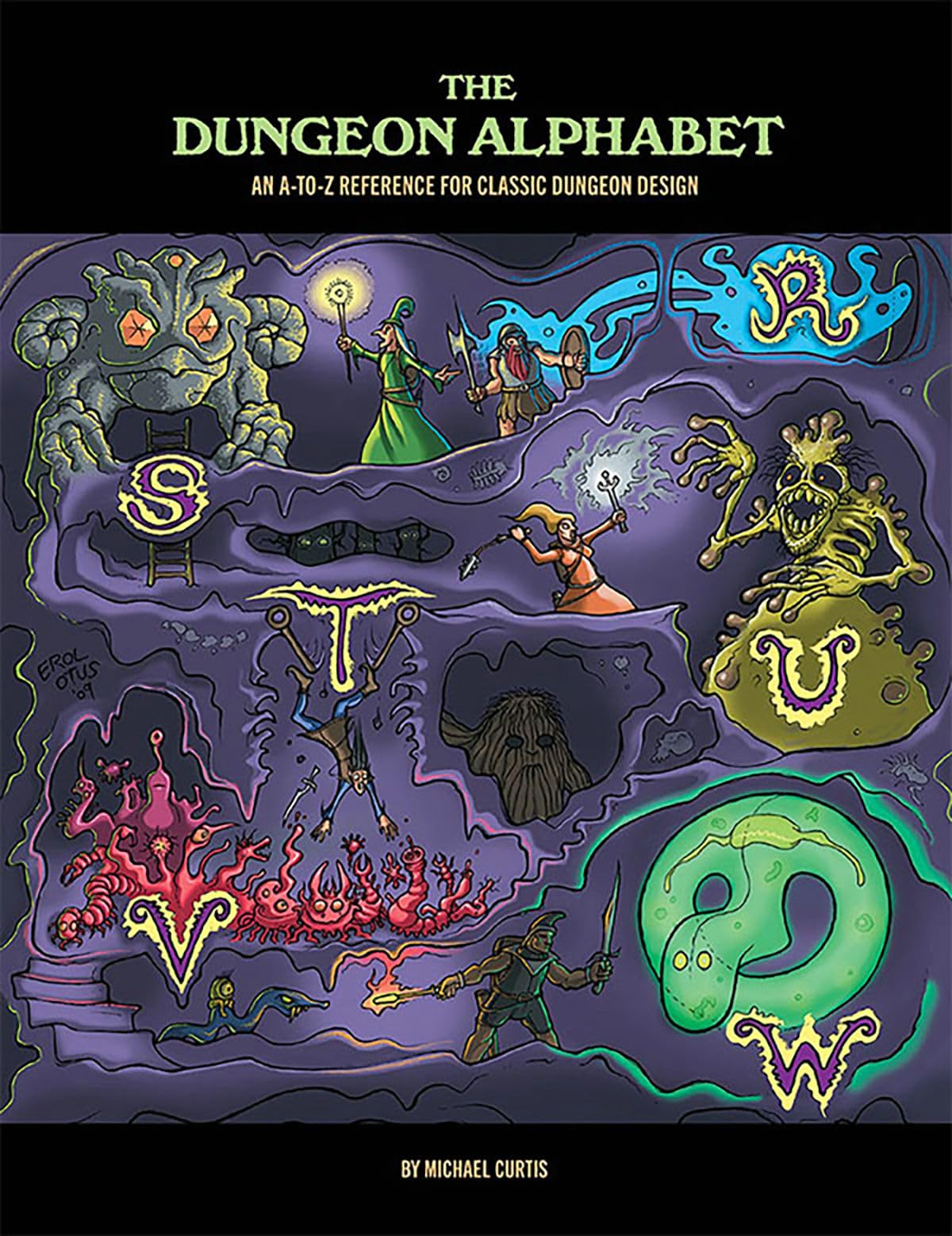 Dungeon Alphabet: Expanded (Hardback, System Neutral Sourcebook) 1