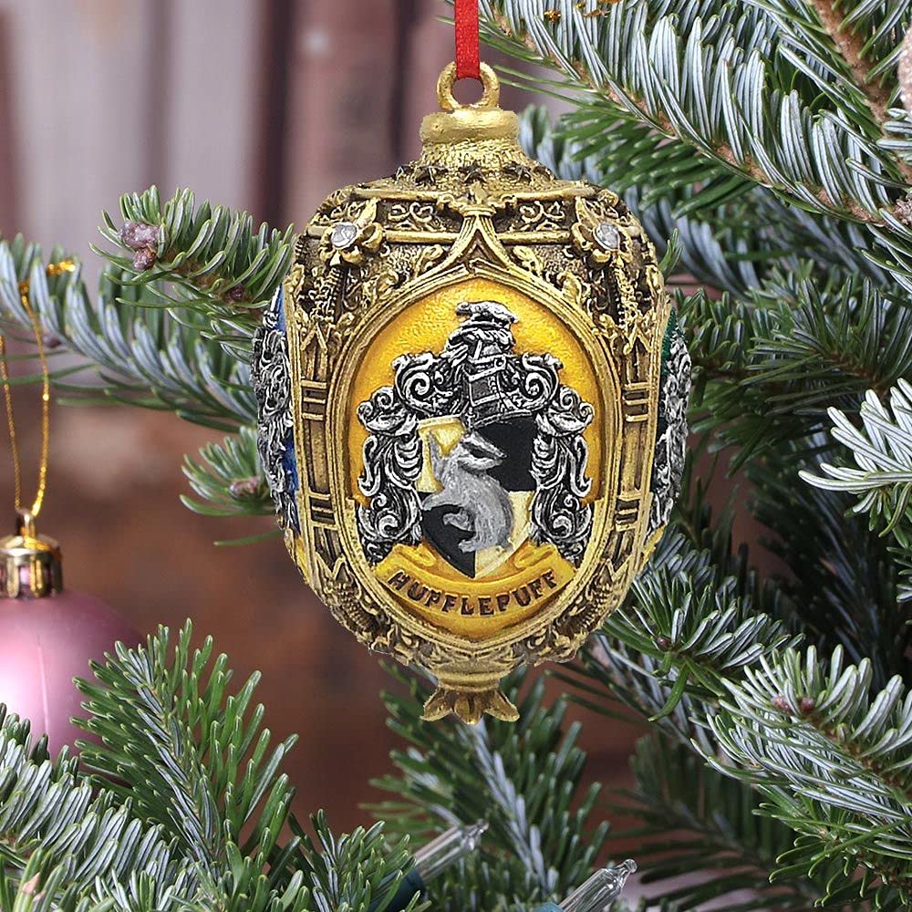 Harry Potter Four Hogwarts House Hanging Festive Decorative Ornament 9.5cm