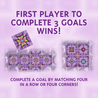 Calliope Games Four Corners Kaleidoscope Family Board Game Tile Games Captivating Art, Strategy, & Pattern Matching Puzzle for Kids & Adults 1-6 Players from The Makers of Tsuro and Roll for It 5