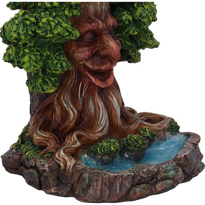 Elder Ember Tree Spirit Green Man Backflow Incense Burner 15.5cm 7