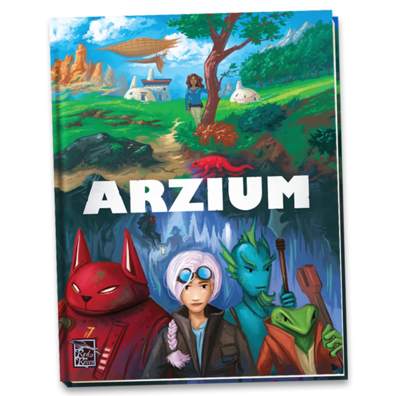 World of Arzium RPG Book Roleplaying Game by Red Raven 1