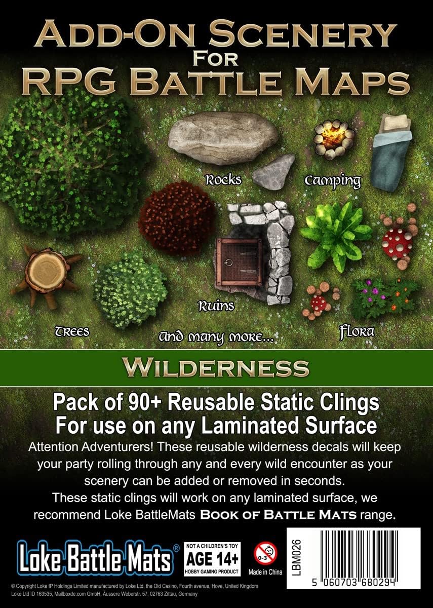 Add on Scenery Wilderness Roleplaying Game by Loke Battlemats 3