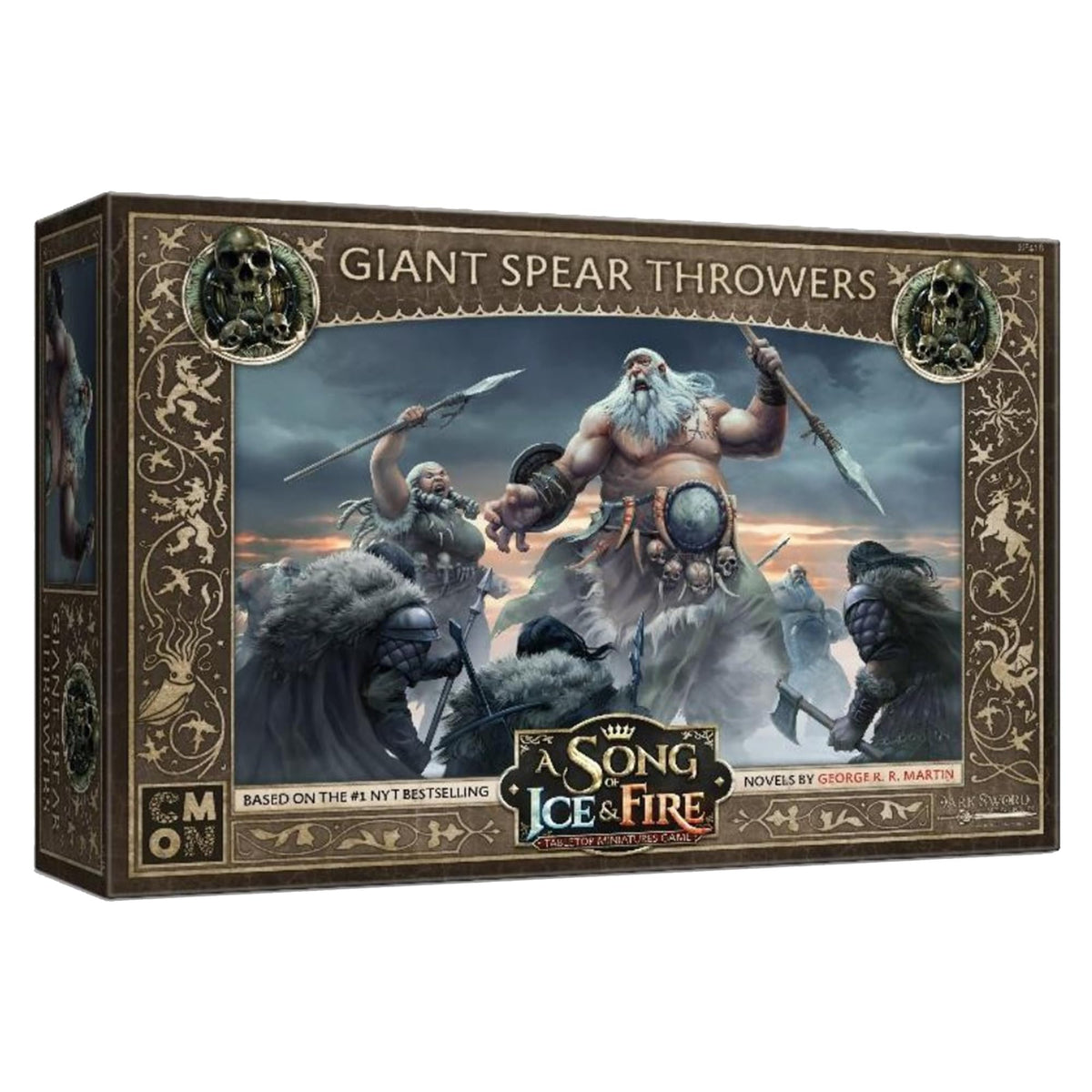 CMON A Song of Ice and Fire Tabletop Miniatures Game Giant Spear Throwers Unit Box - Powerful Ranged Giants! Strategy Game for Adults, Ages 14+, 2+ Players, 45-60 Minute Playtime, Made 1
