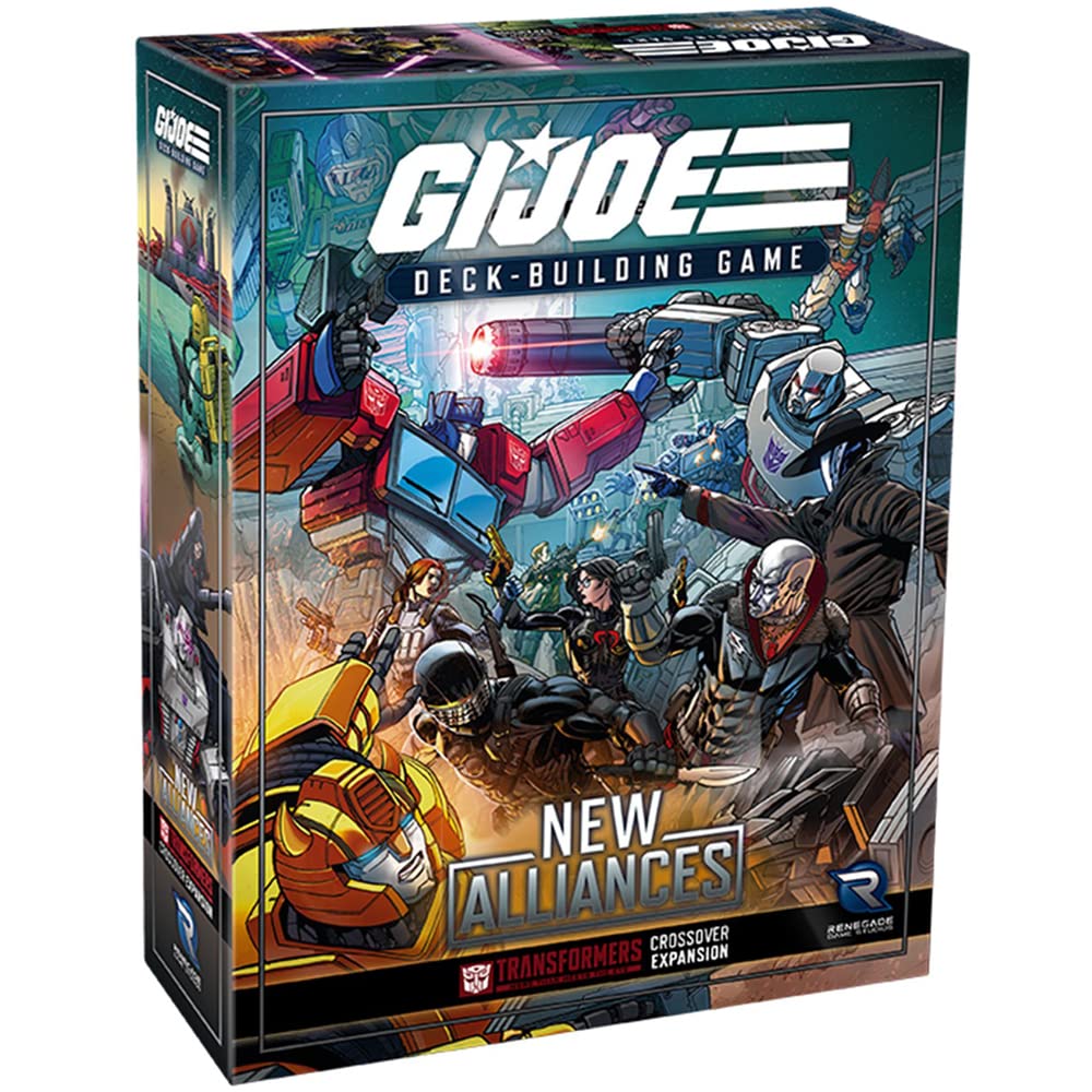 G I JOE Deck Building Game New Alliances A Transformers Crossover Expansion Board Game by Renegade Studio 1