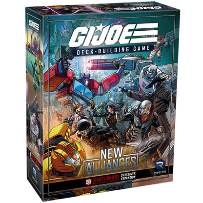 G I JOE Deck Building Game New Alliances A Transformers Crossover Expansion Board Game by Renegade Studio 1
