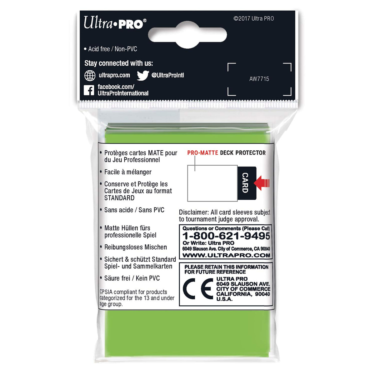 Ultra Pro Gaming Generic 84099 Deck Protector, Multi, One Size 3