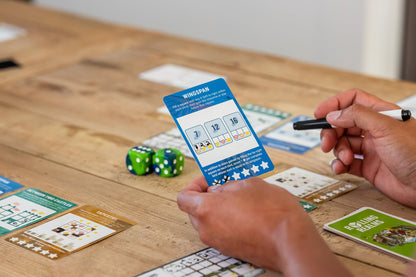 Rolling Realms A Light Strategic Roll-and-Write Board Game for Families and Adults 4