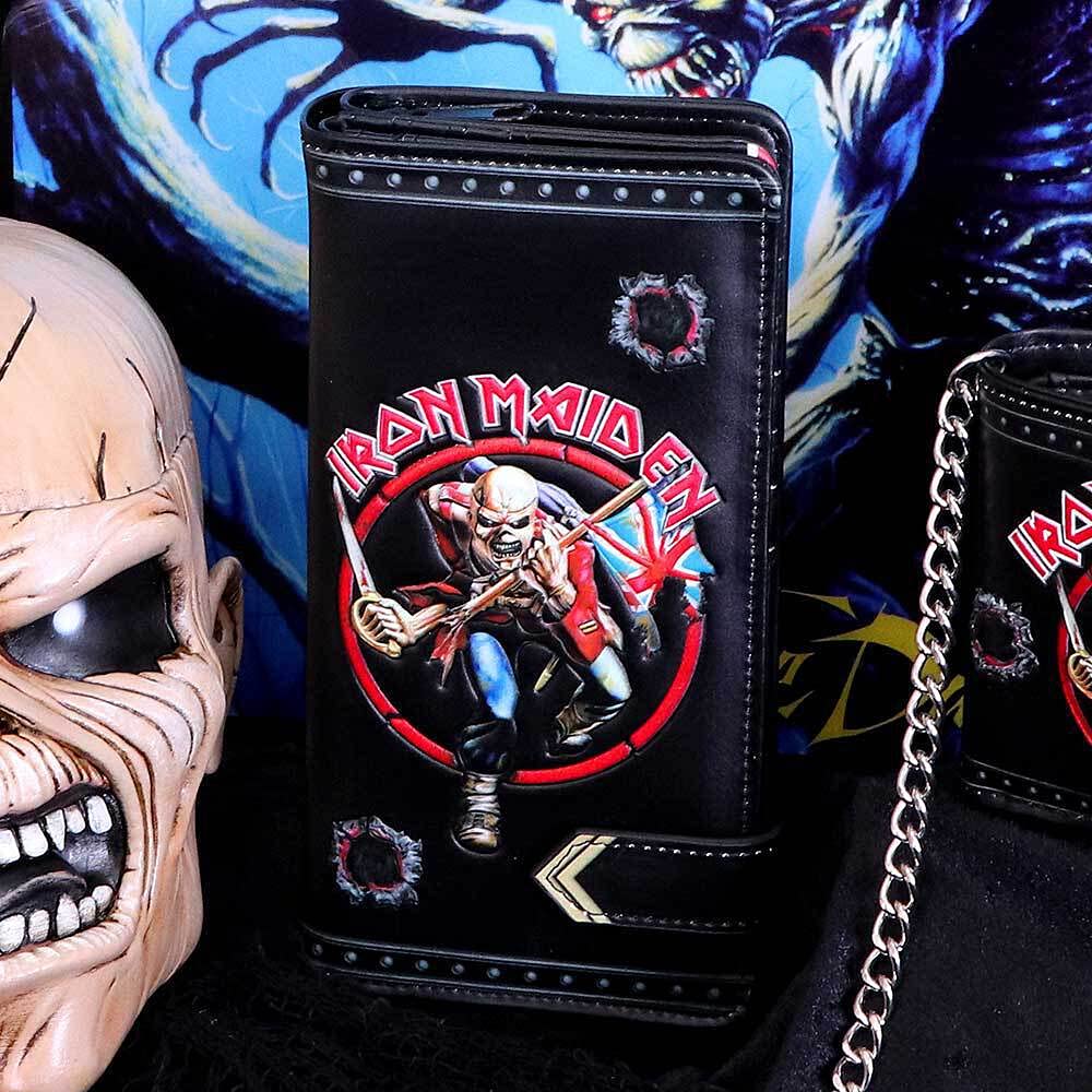 Iron Maiden Eddie Trooper Embossed Purse Officially Licensed 8