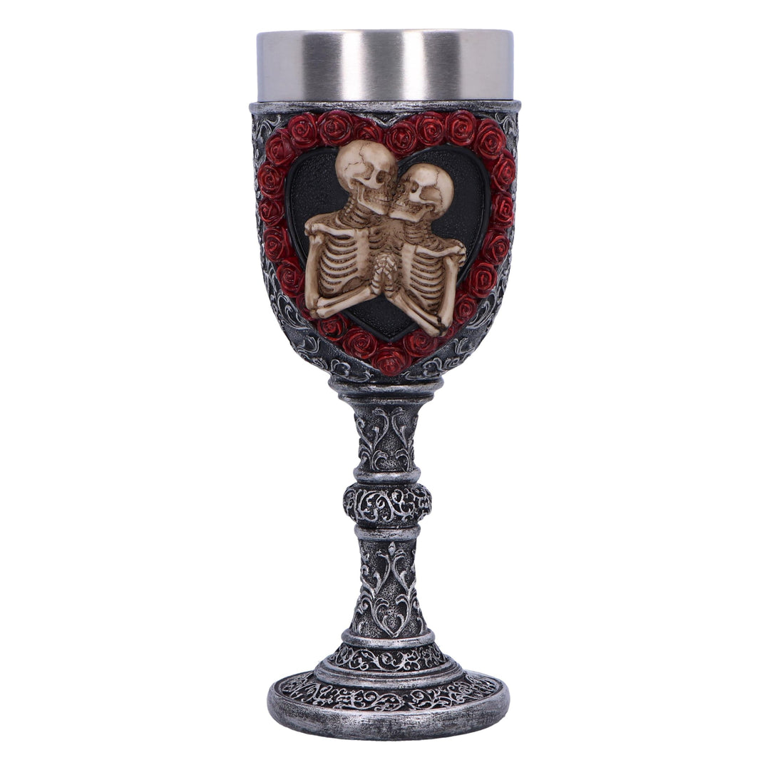 To Have and Hold Skeleton Lovers Goblet 19.5cm