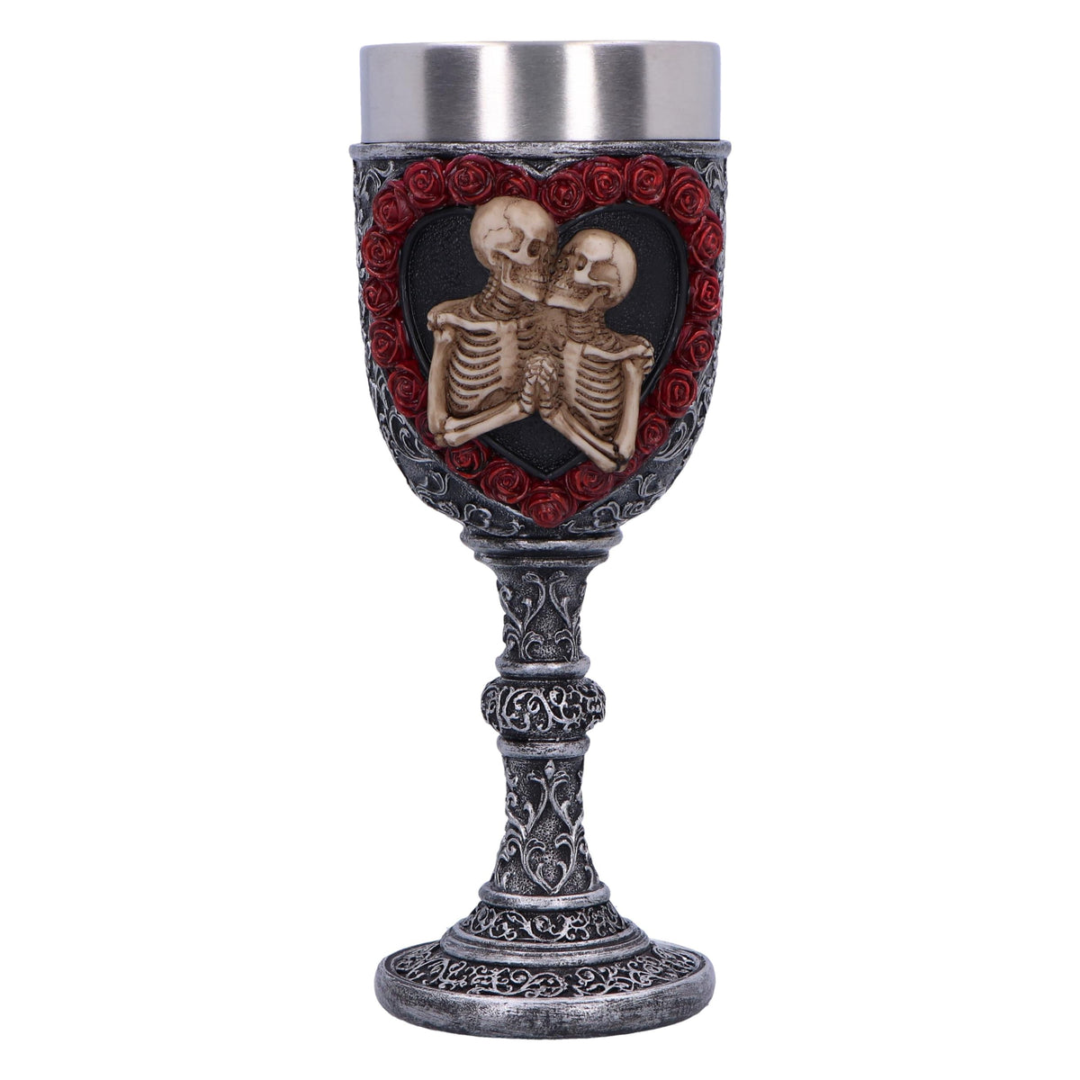 To Have and Hold Skeleton Lovers Goblet 19.5cm 2