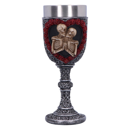 To Have and Hold Skeleton Lovers Goblet 19.5cm 2