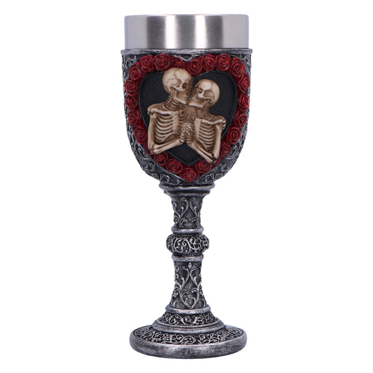 To Have and Hold Skeleton Lovers Goblet 19.5cm 2