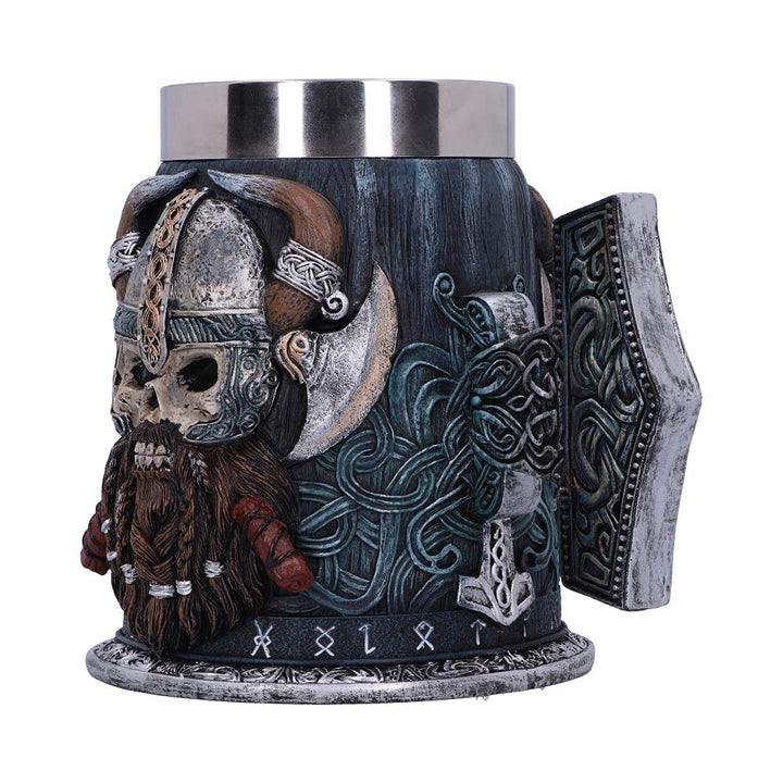 Danegeld Viking Tankard with Removable Stainless Steel Insert 18cm
