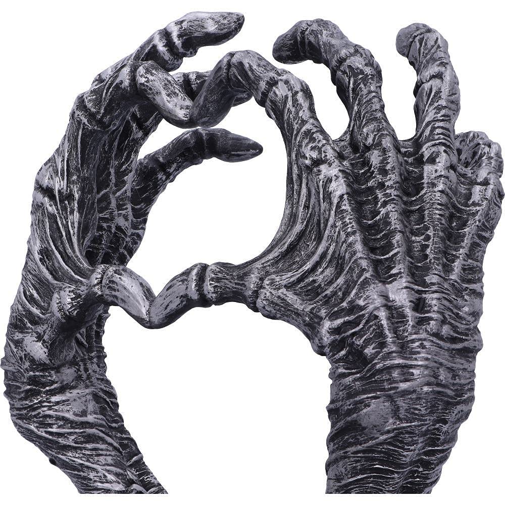 Gothic Mummified Love Heart Hands Jewellery Dish Holder 22cm
