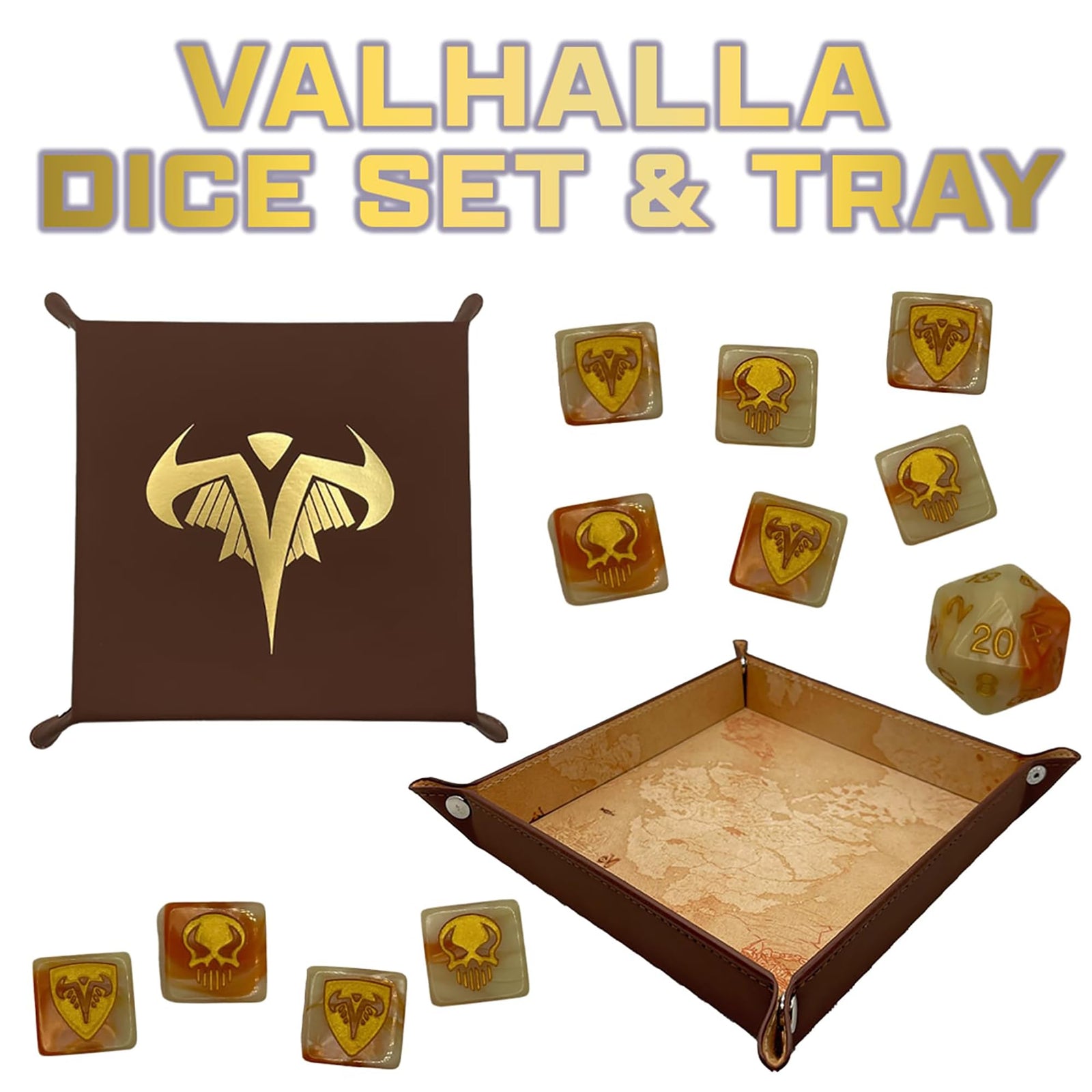 Heroscape Valhalla Dice and Tray Set Board Game by Renegade Studio 2