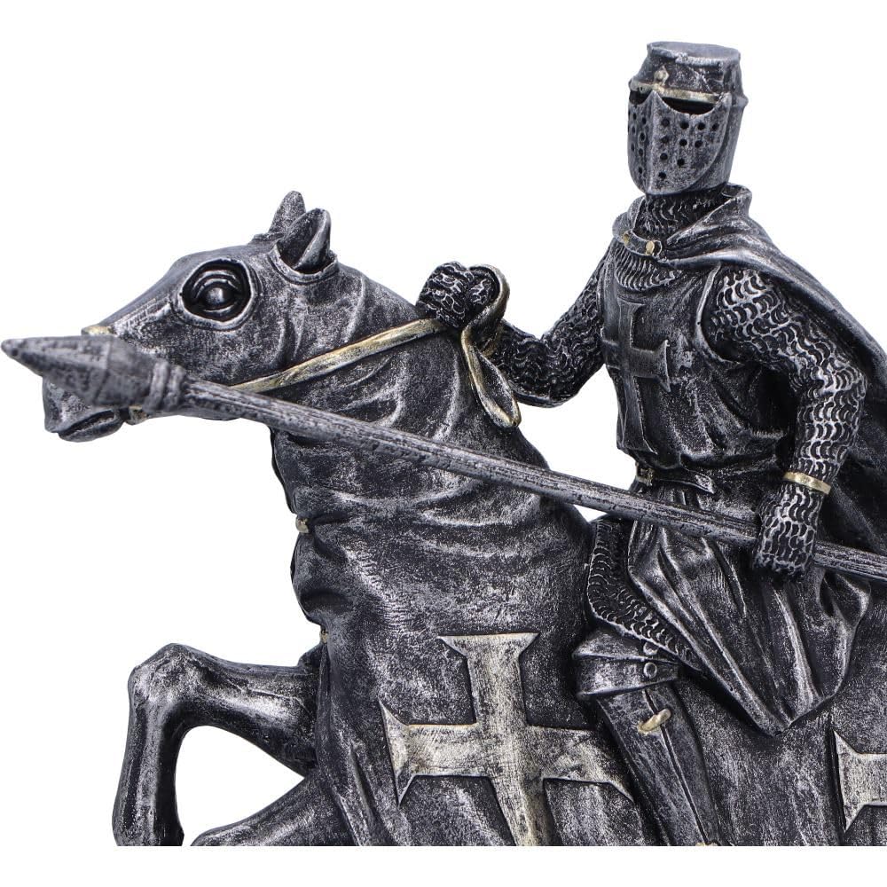 To Protect Figurine a Templar Knight Ready for Battle 16cm