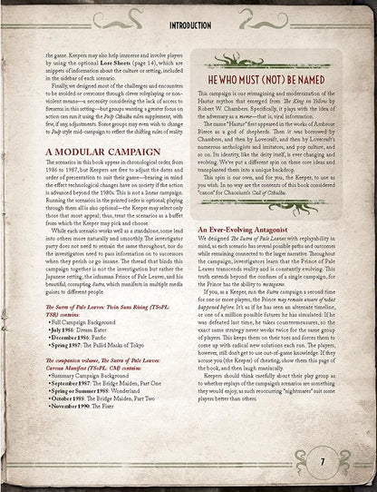 The Sutra Of Pale Leaves Twin Suns Rising Call Of Cthulhu Roleplaying Game by Chaosium 4