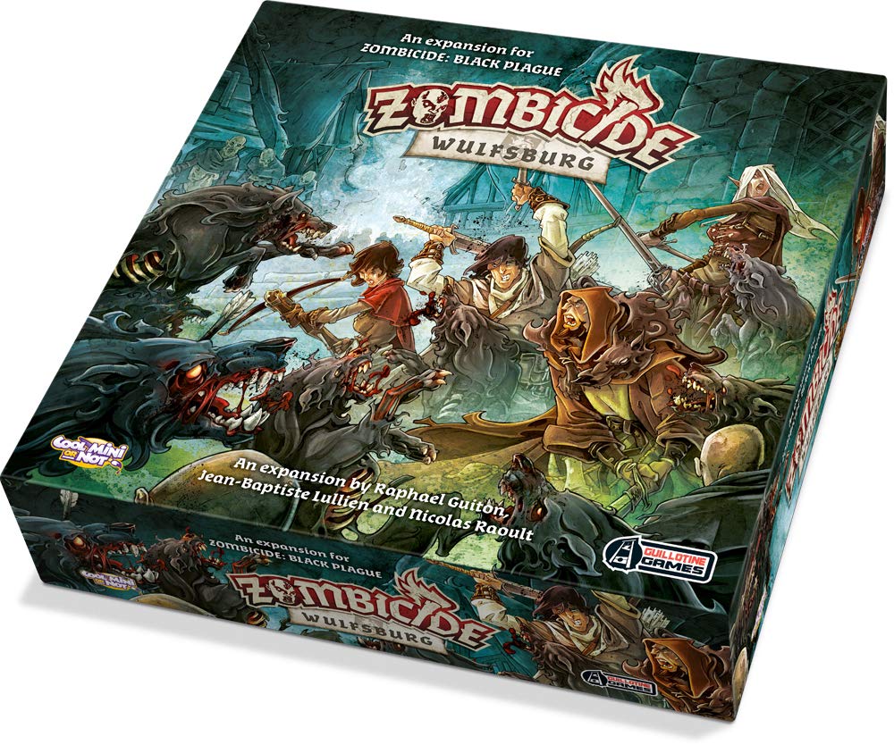 Zombicide Black Plague Wulfsburg Board Game EXPANSION | Strategy Game | Cooperative Board Game for Teens and Adults | Zombie Board Game | Ages 14+ | 1-6 Players | Avg. Playtime 1 Hour | Made by CMON