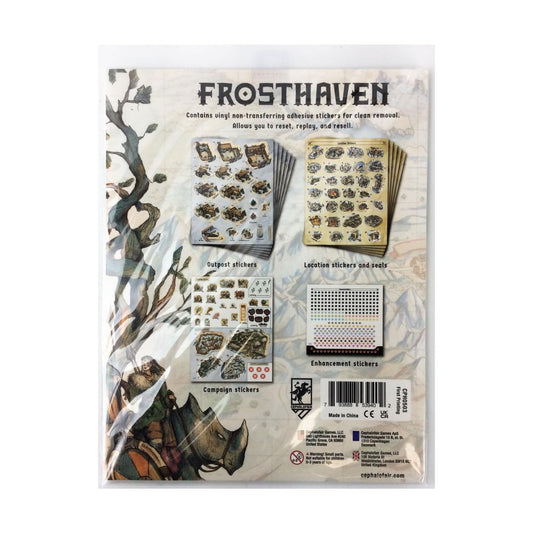 Cephalofair Games: Frosthaven: Removable Stickers - Vinyl Sticker Set to Use with Frosthaven, Board Game Accessory, Non-Transferring Adhesive 2
