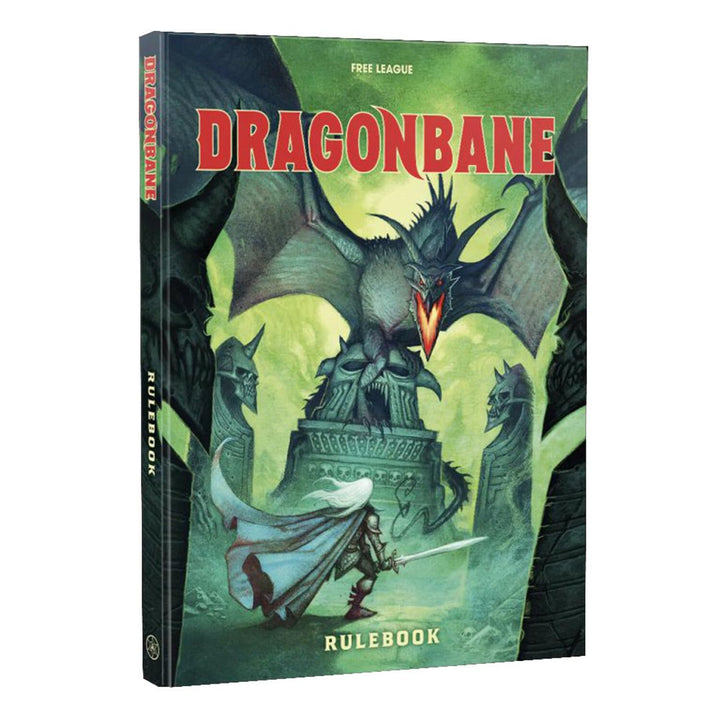 Free League Publishing Dragonbane Rulebook, D20 Roleplaying Game Hardcover RPG Book, Fantasy Adventure, Adults, Teens Ages 14+