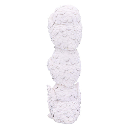 Wisest Totem Three Wise White Owls Ornament 20cm 3