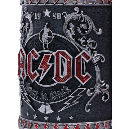 ACDC Back in Black Tankard Mug 16cm Officially Licensed 5